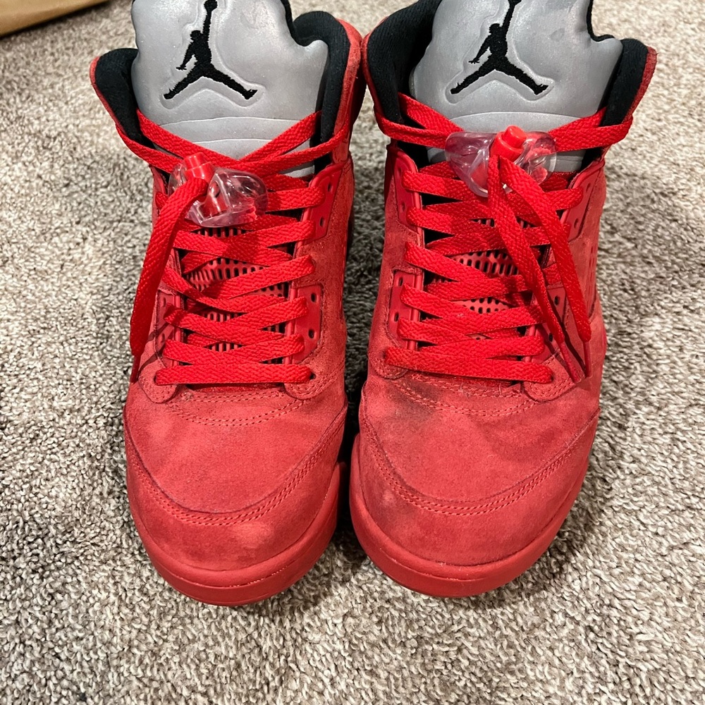 Red Air Jordan Sneakers - Retro